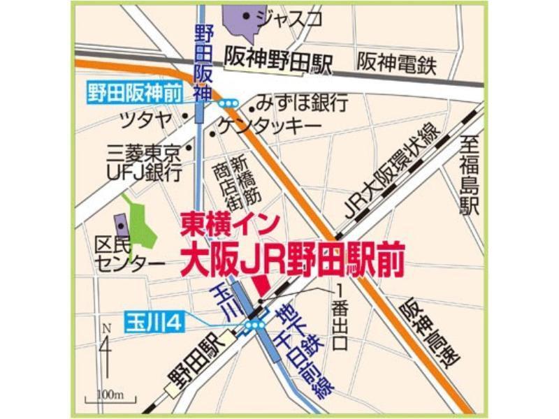 Toyoko Inn Osaka Jr Noda Ekimae Exterior foto